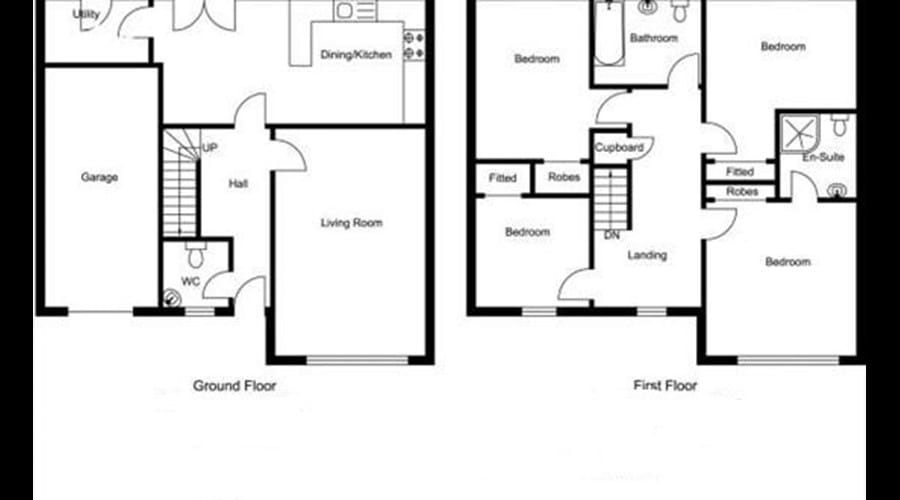 Floor plan of Motherwell Self Catering
